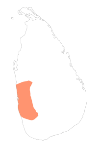 Sri Lanka Map - Western Province